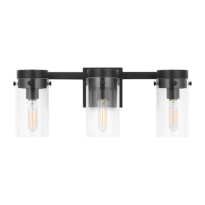 Visual Comfort Studio - CW1003AI - Three Light Vanity - Garrett - Aged Iron