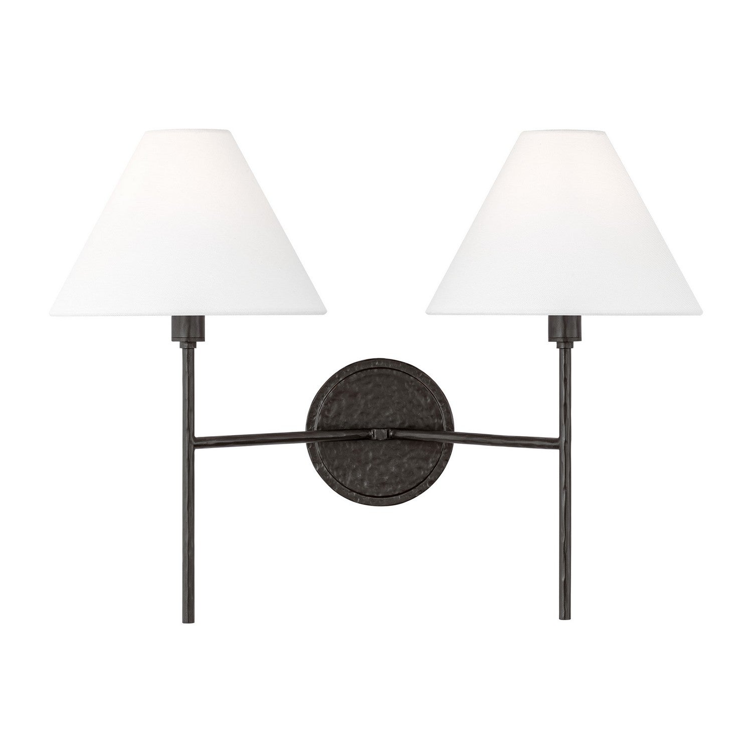 Visual Comfort Studio - CW1382AI - Two Light Wall Sconce - Ridgewood - Aged Iron