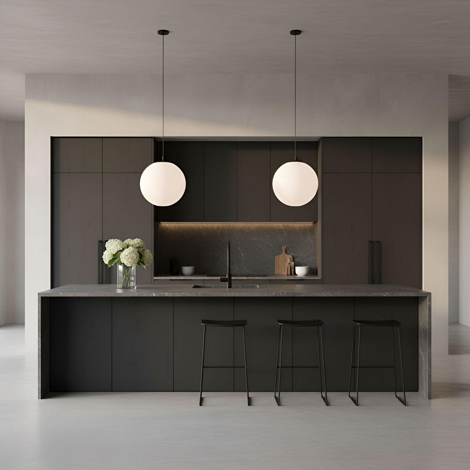 Visual Comfort Studio - DJP1191MBK - One Light Pendant - Colewood - Midnight Black