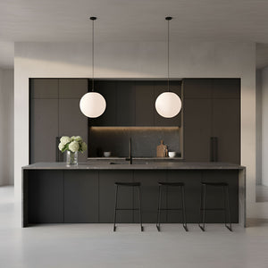 Visual Comfort Studio - DJP1191MBK - One Light Pendant - Colewood - Midnight Black