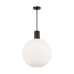 Visual Comfort Studio - DJP1191MBK - One Light Pendant - Colewood - Midnight Black