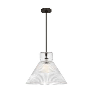 Visual Comfort Studio - DJP1201MBK - One Light Pendant - Liouet - Midnight Black