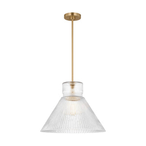 Visual Comfort Studio - DJP1201SB - One Light Pendant - Liouet - Satin Brass