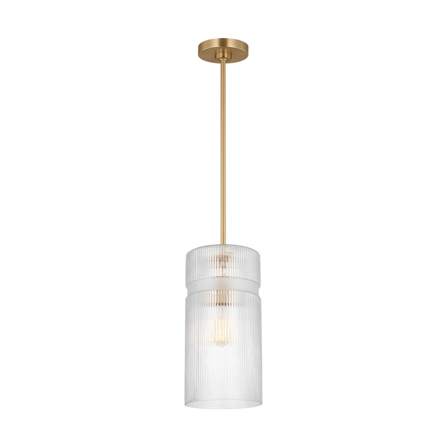Visual Comfort Studio - DJP1211SB - One Light Pendant - Liouet - Satin Brass