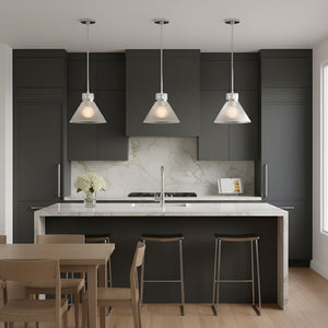 Visual Comfort Studio - DJP1221BS - One Light Pendant - Liouet - Brushed Nickel