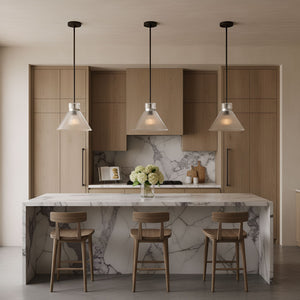 Visual Comfort Studio - DJP1221MBK - One Light Pendant - Liouet - Midnight Black