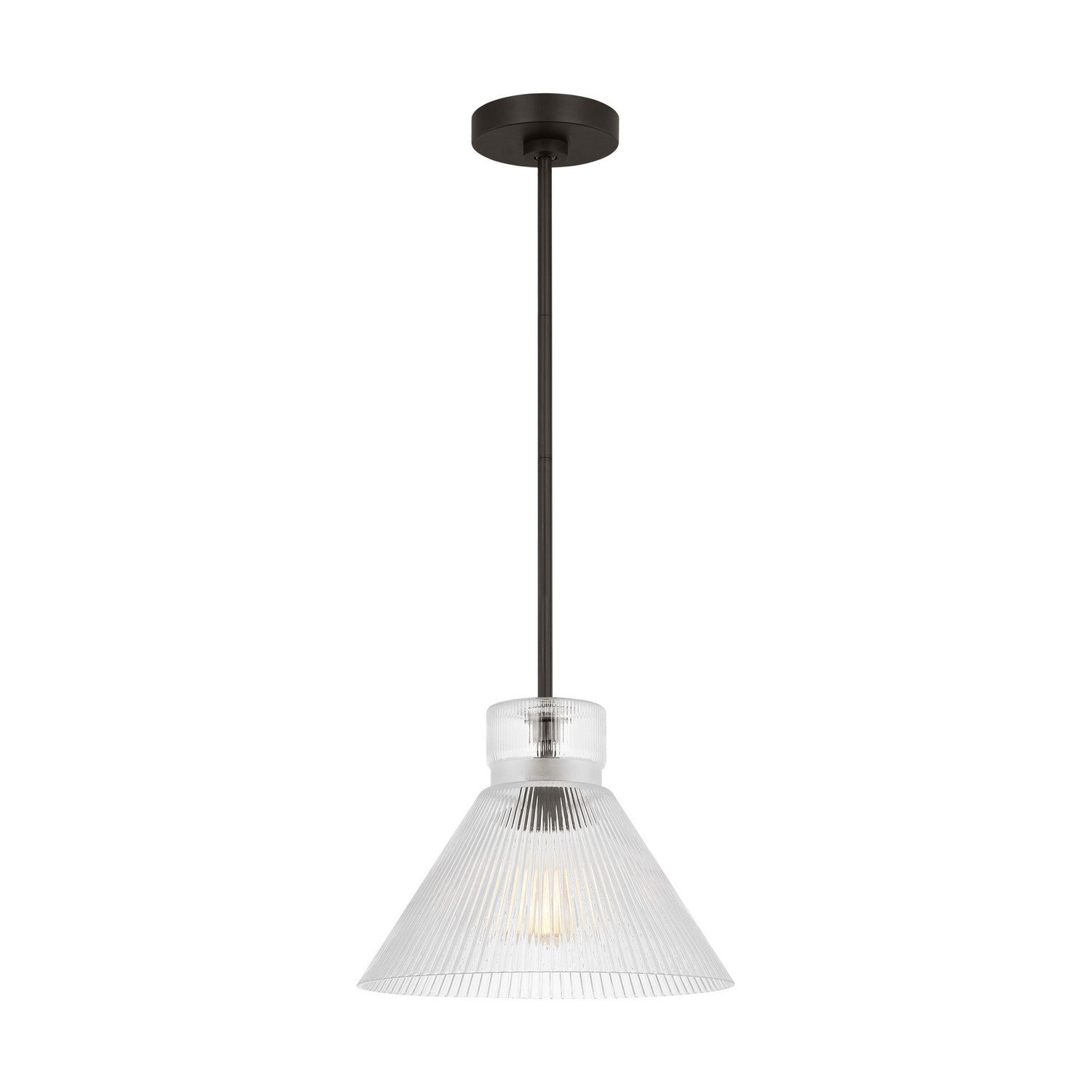 Visual Comfort Studio - DJP1221MBK - One Light Pendant - Liouet - Midnight Black