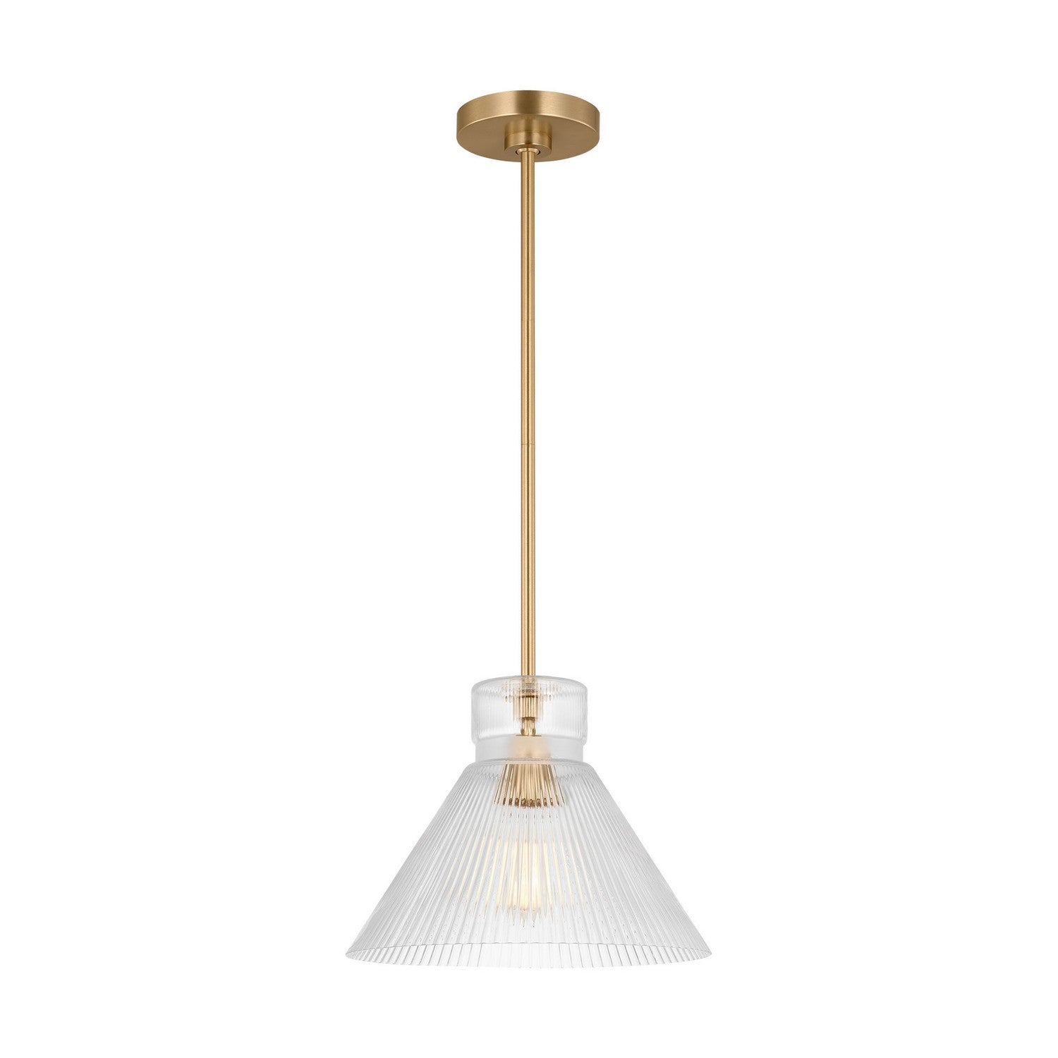 Visual Comfort Studio - DJP1221SB - One Light Pendant - Liouet - Satin Brass