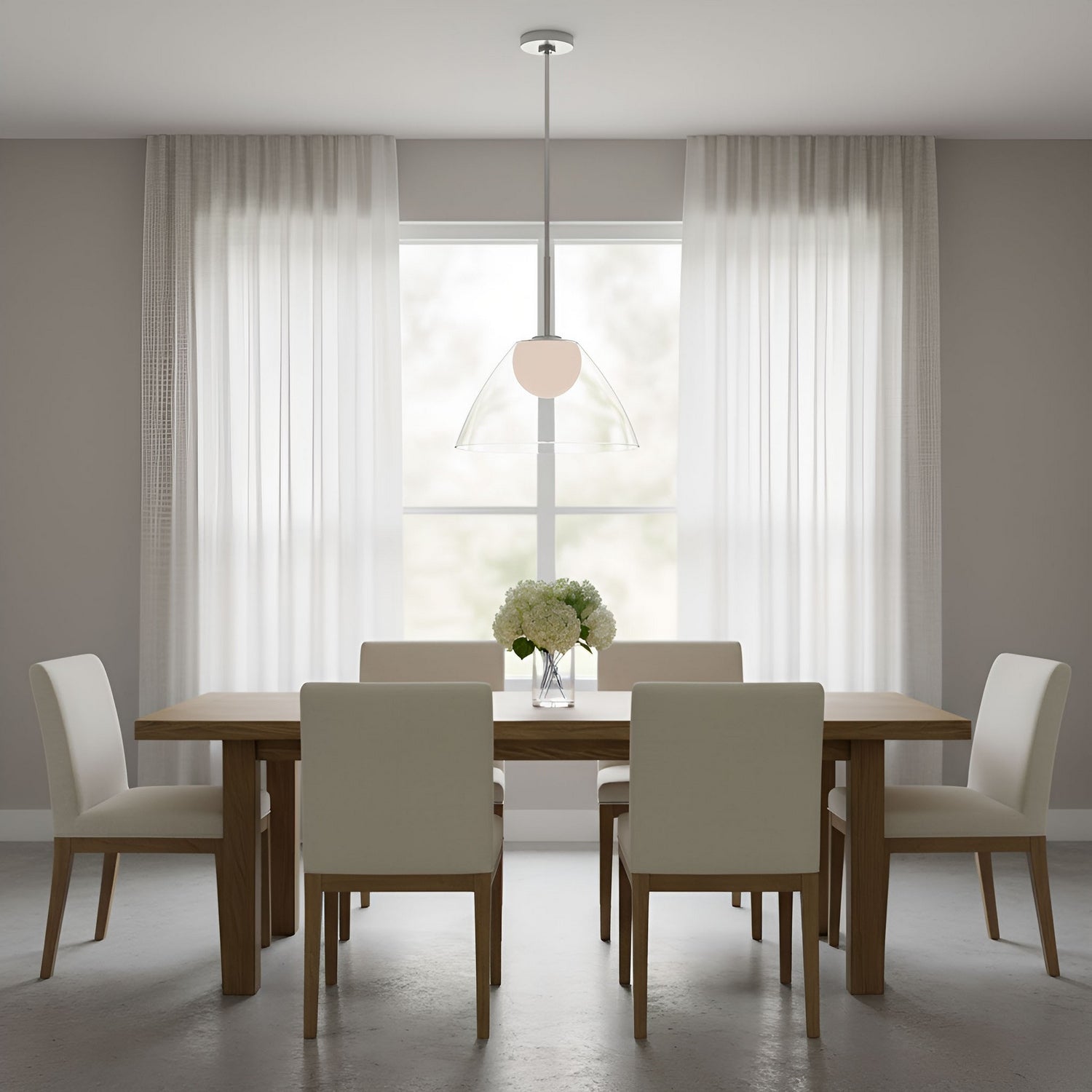 Visual Comfort Studio - DJP1251BS - One Light Pendant - Suma - Brushed Nickel