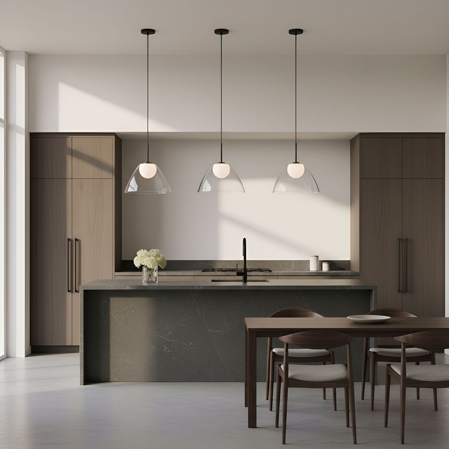 Visual Comfort Studio - DJP1251MBK - One Light Pendant - Suma - Midnight Black