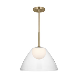 Visual Comfort Studio - DJP1251SB - One Light Pendant - Suma - Satin Brass