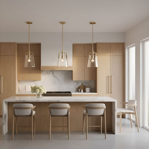 Visual Comfort Studio - DJP1261SB - One Light Pendant - Crofton - Satin Brass