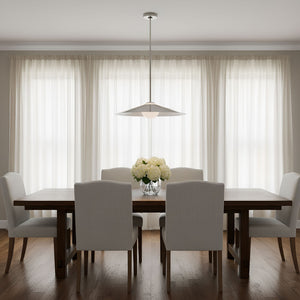 Visual Comfort Studio - DJP1281BS - One Light Pendant - Astra - Brushed Nickel