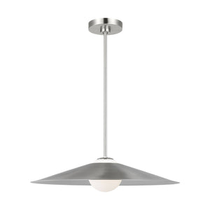 Visual Comfort Studio - DJP1281BS - One Light Pendant - Astra - Brushed Nickel