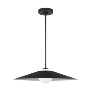 Visual Comfort Studio - DJP1281MBK - One Light Pendant - Astra - Midnight Black