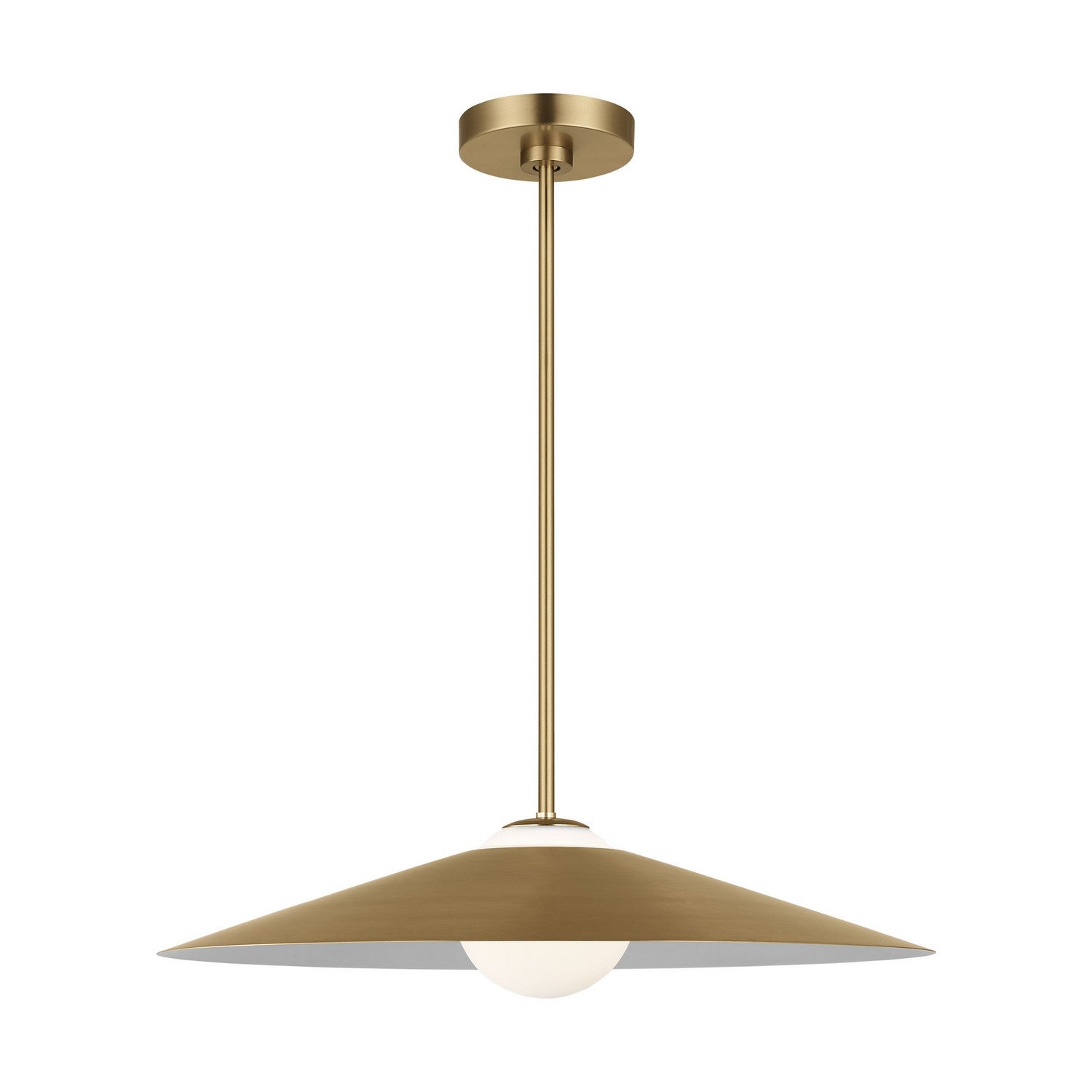 Visual Comfort Studio - DJP1281SB - One Light Pendant - Astra - Satin Brass
