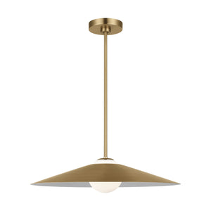 Visual Comfort Studio - DJP1281SB - One Light Pendant - Astra - Satin Brass