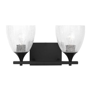 Visual Comfort Studio - DJV1022MBKCKG - Two Light Vanity - Toffino - Midnight Black