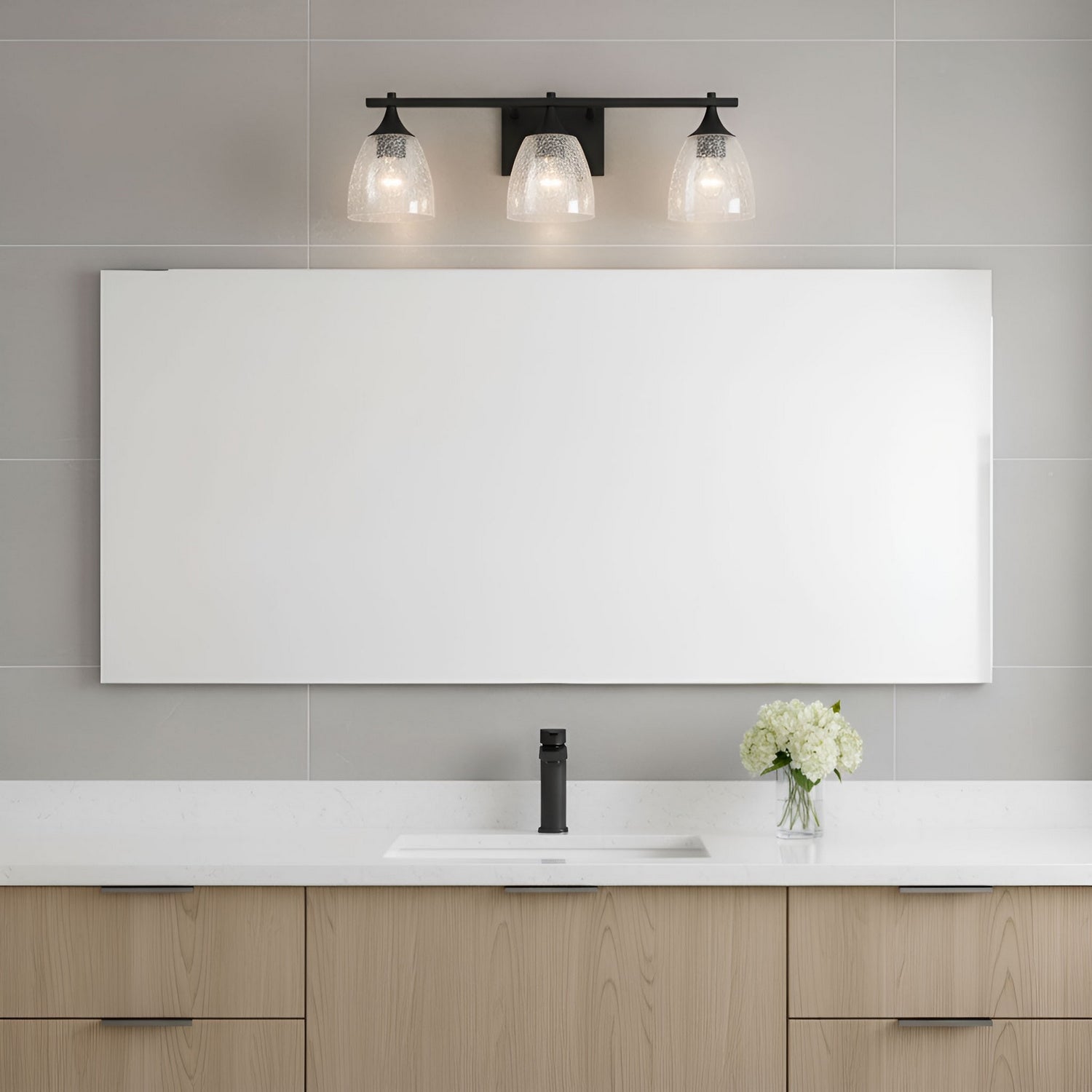 Visual Comfort Studio - DJV1023MBKCKG - Three Light Vanity - Toffino - Midnight Black