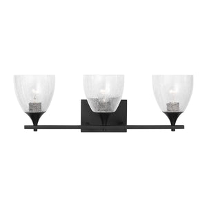 Visual Comfort Studio - DJV1023MBKCKG - Three Light Vanity - Toffino - Midnight Black
