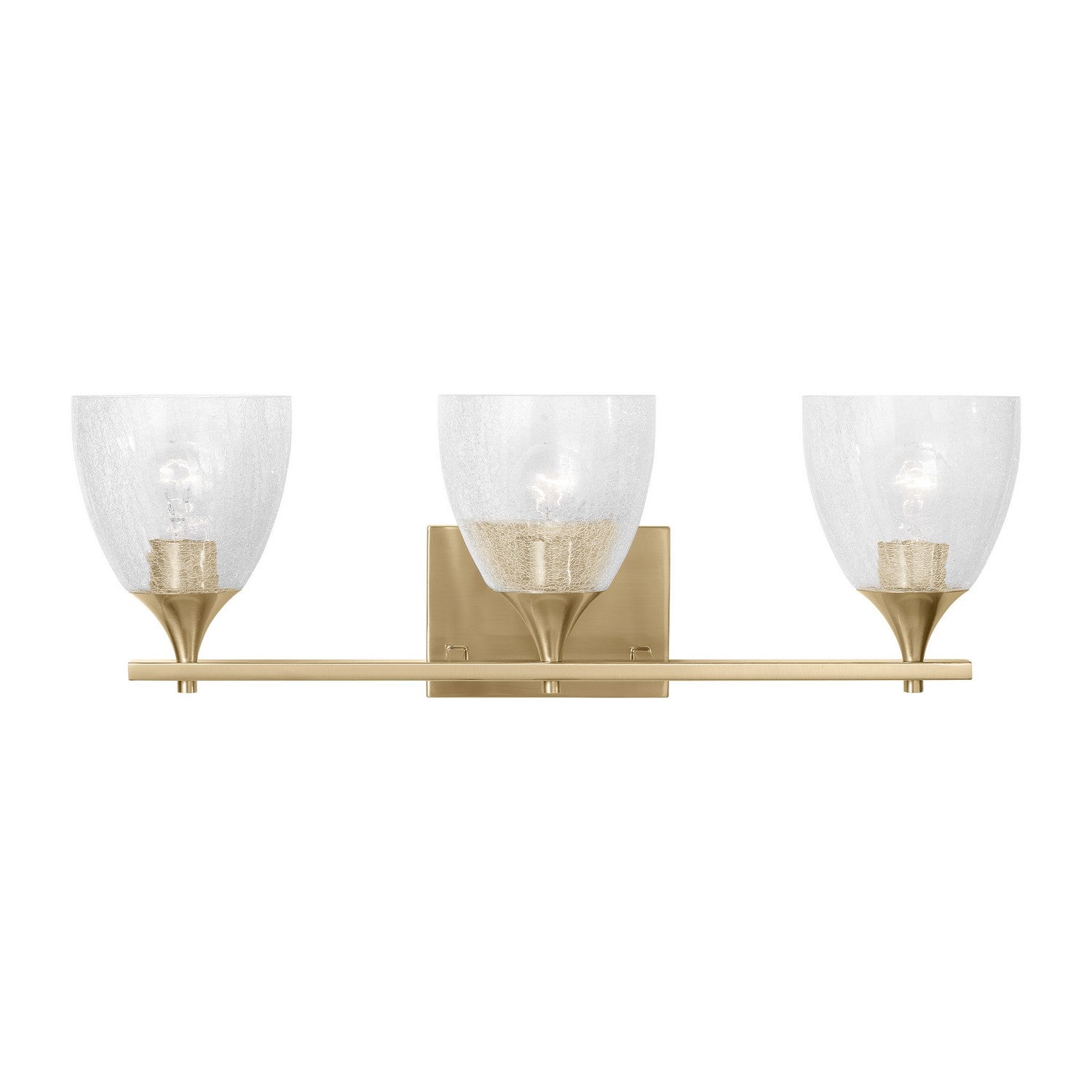 Visual Comfort Studio - DJV1023SBCKG - Three Light Vanity - Toffino - Satin Brass