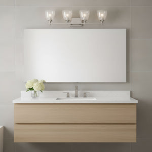 Visual Comfort Studio - DJV1024BSCKG - Four Light Vanity - Toffino - Brushed Nickel