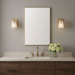 Visual Comfort Studio - DJV1031SBCKG - One Light Wall Sconce - Crofton - Satin Brass