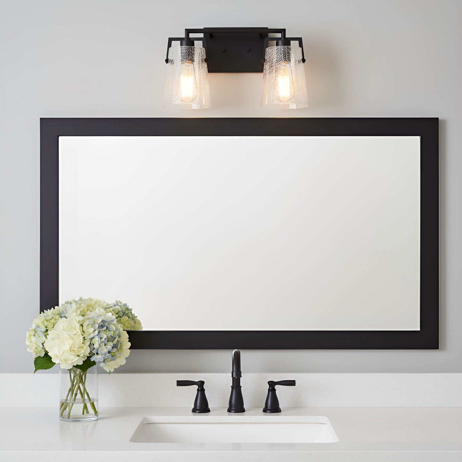 Visual Comfort Studio - DJV1032MBKCKG - Two Light Vanity - Crofton - Midnight Black