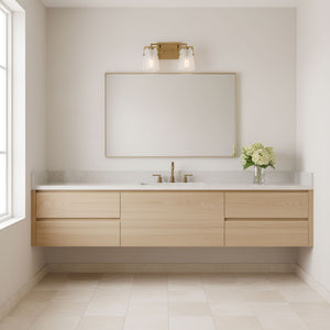 Visual Comfort Studio - DJV1032SBCKG - Two Light Vanity - Crofton - Satin Brass