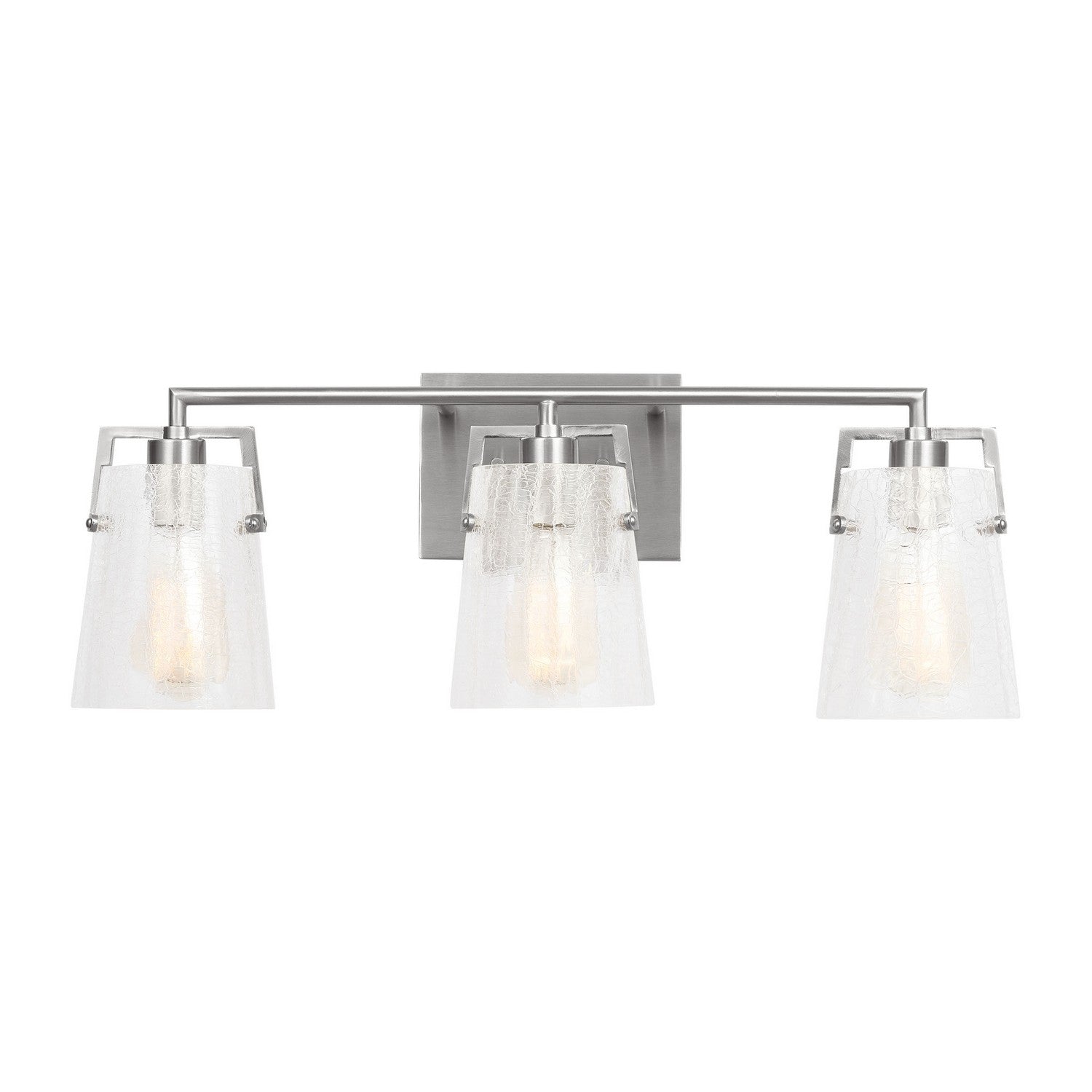 Visual Comfort Studio - DJV1033BSCKG - Three Light Vanity - Crofton - Brushed Nickel