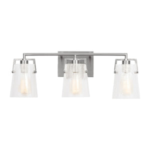 Visual Comfort Studio - DJV1033BSCKG - Three Light Vanity - Crofton - Brushed Nickel