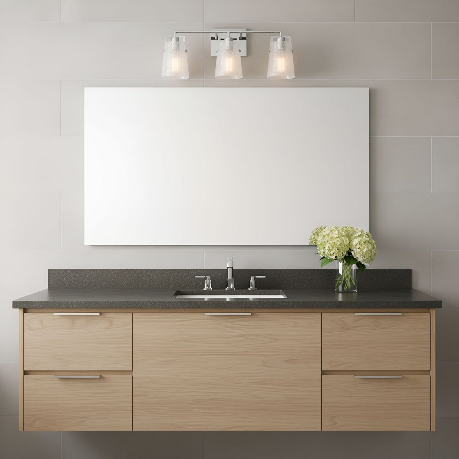 Visual Comfort Studio - DJV1033CHCKG - Three Light Vanity - Crofton - Chrome