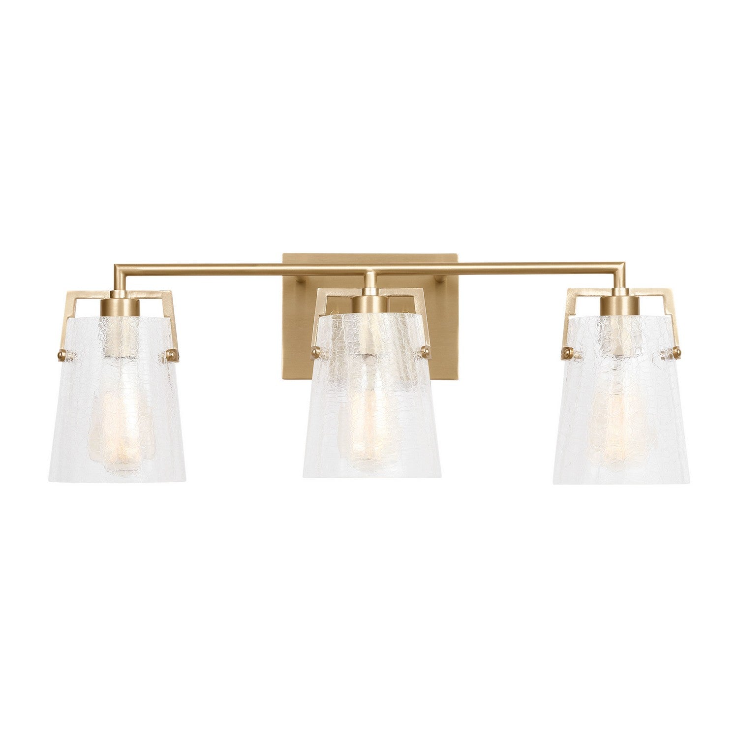 Visual Comfort Studio - DJV1033SBCKG - Three Light Vanity - Crofton - Satin Brass