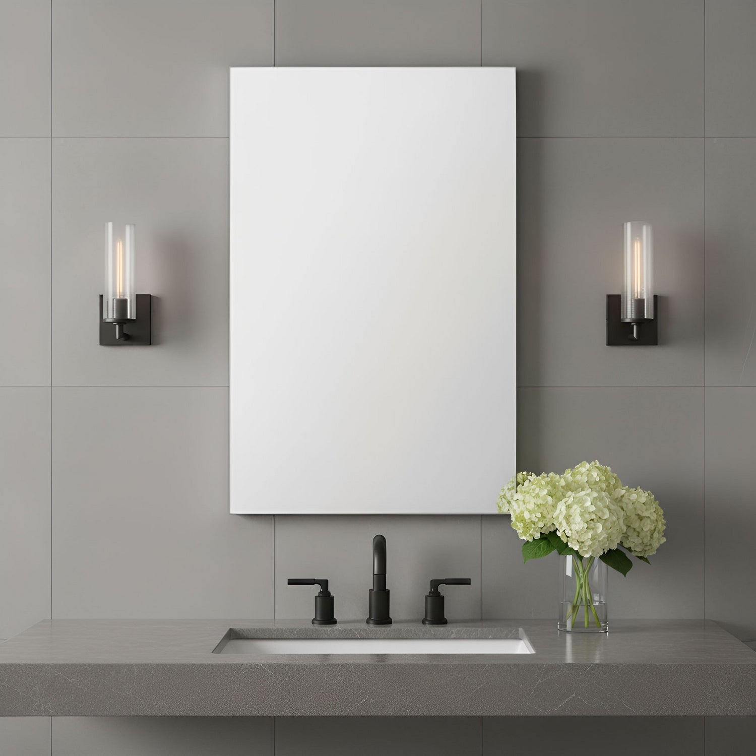 Visual Comfort Studio - DJW1101MBK - One Light Wall Sconce - Sarita - Midnight Black