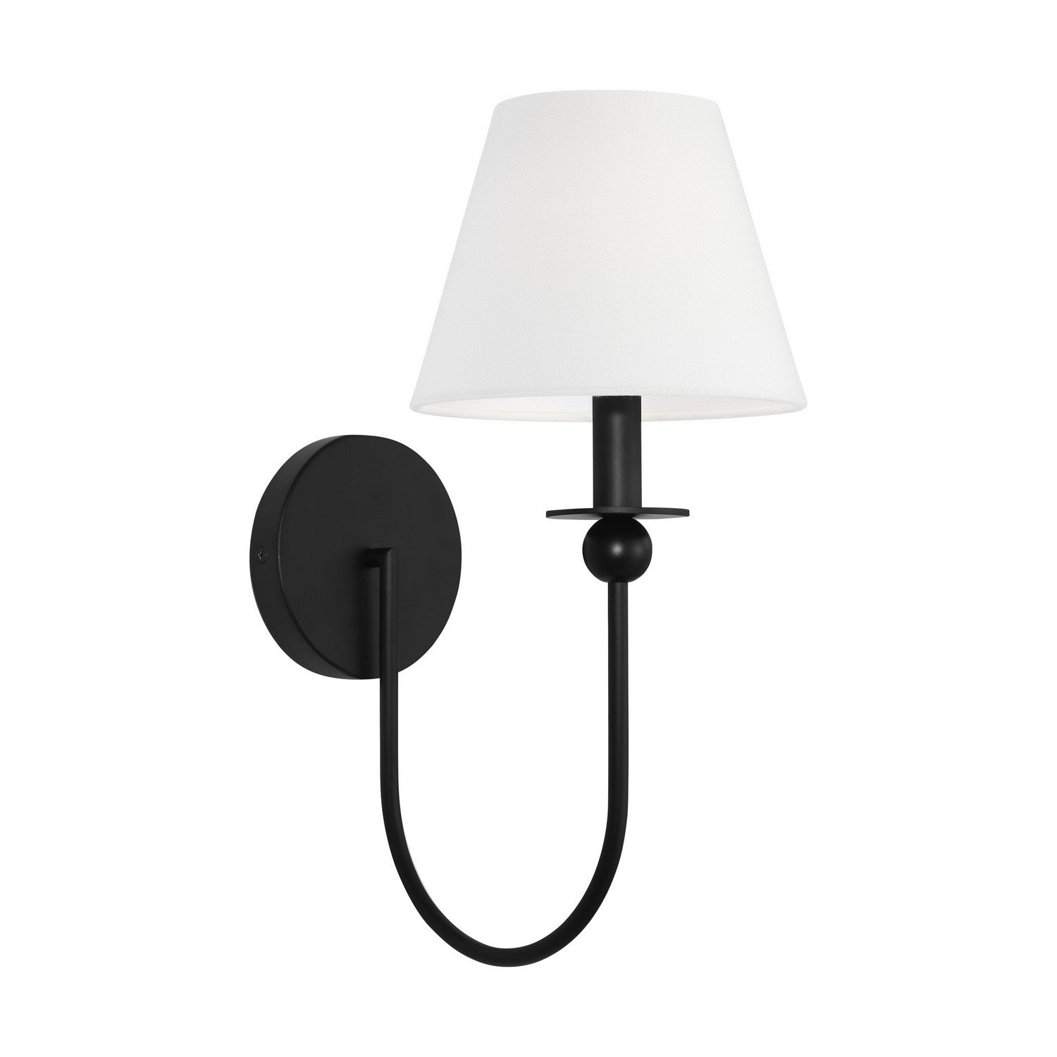 Visual Comfort Studio - DJW1111MBK - One Light Wall Sconce - Elsay - Midnight Black