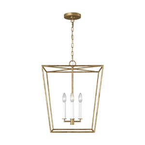 Visual Comfort Studio - EC1344CDG - Four Light Lantern - Viota - Casted Gild