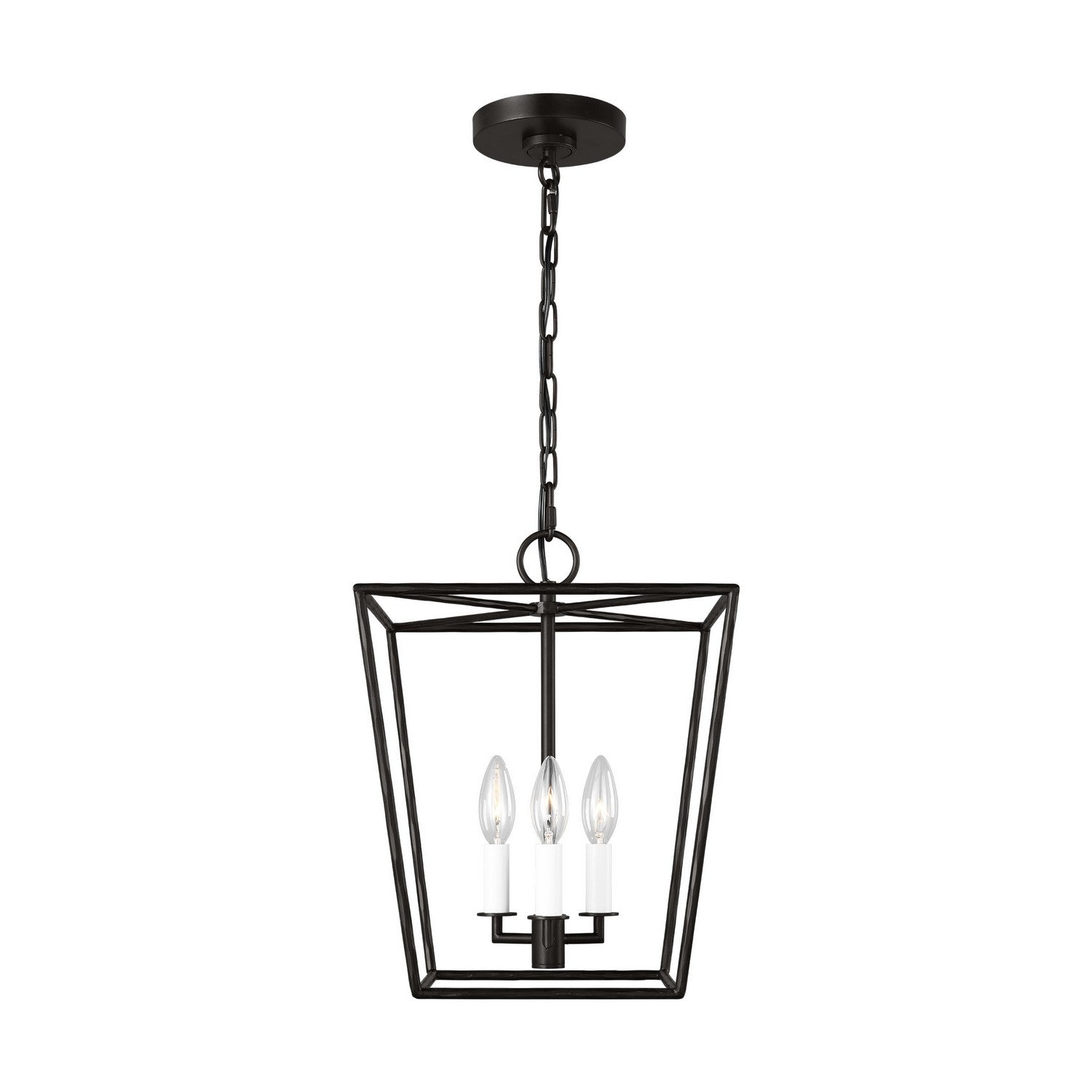 Visual Comfort Studio - EC1353AI - Three Light Lantern - Viota - Aged Iron