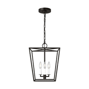 Visual Comfort Studio - EC1353AI - Three Light Lantern - Viota - Aged Iron