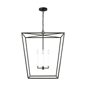 Visual Comfort Studio - EC1364AI - Four Light Lantern - Viota - Aged Iron