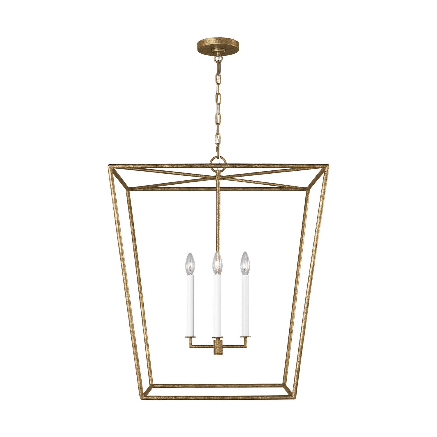 Visual Comfort Studio - EC1364CDG - Four Light Lantern - Viota - Casted Gild