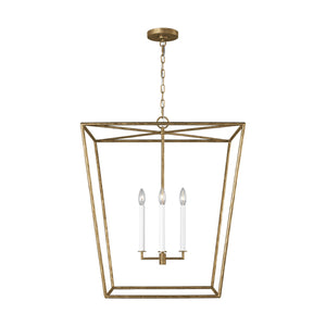 Visual Comfort Studio - EC1364CDG - Four Light Lantern - Viota - Casted Gild