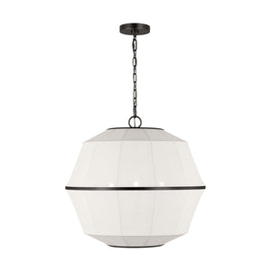 Visual Comfort Studio - EP1463AI - Three Light Lantern - Hikari - Aged Iron