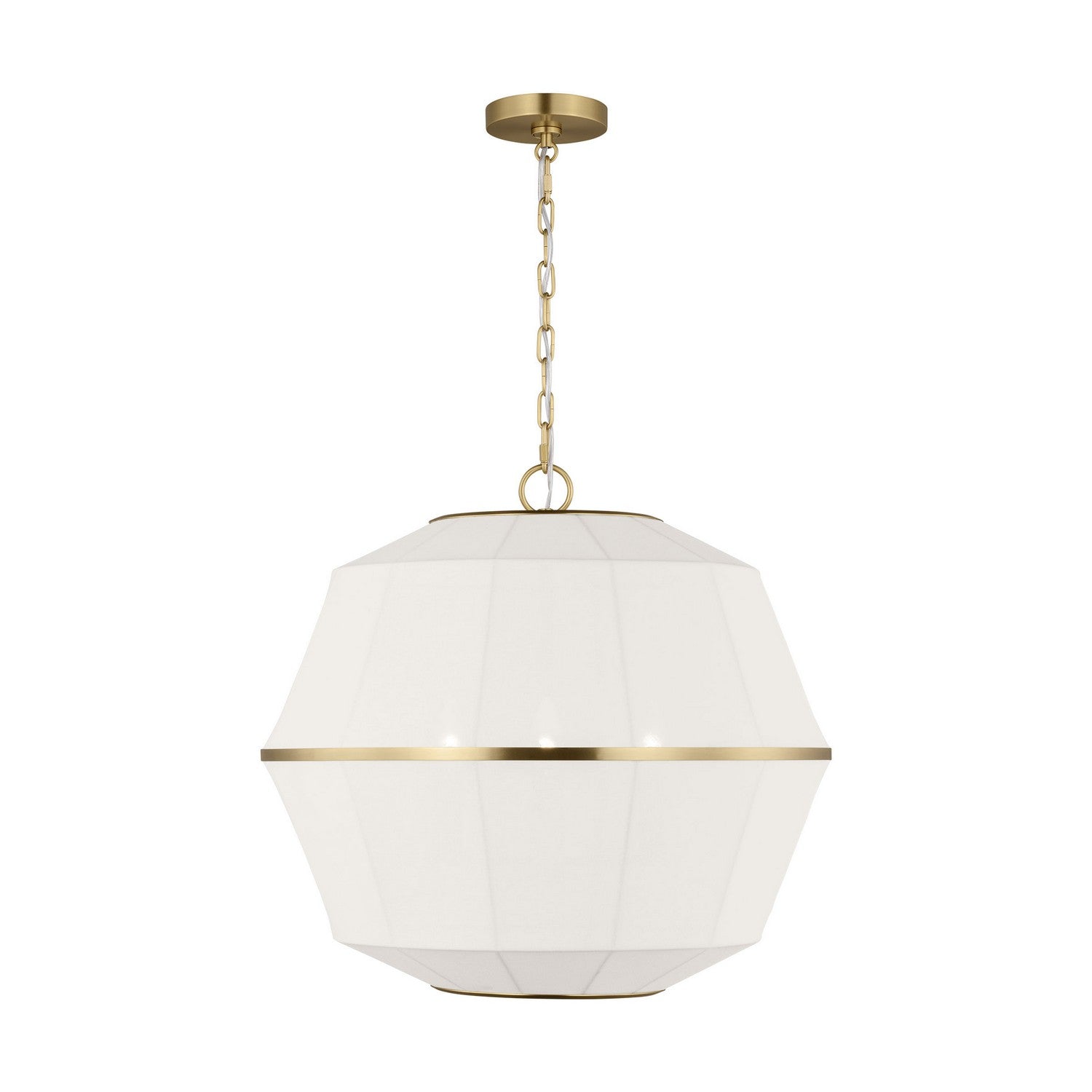 Visual Comfort Studio - EP1463BBS - Three Light Lantern - Hikari - Burnished Brass