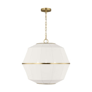 Visual Comfort Studio - EP1463BBS - Three Light Lantern - Hikari - Burnished Brass