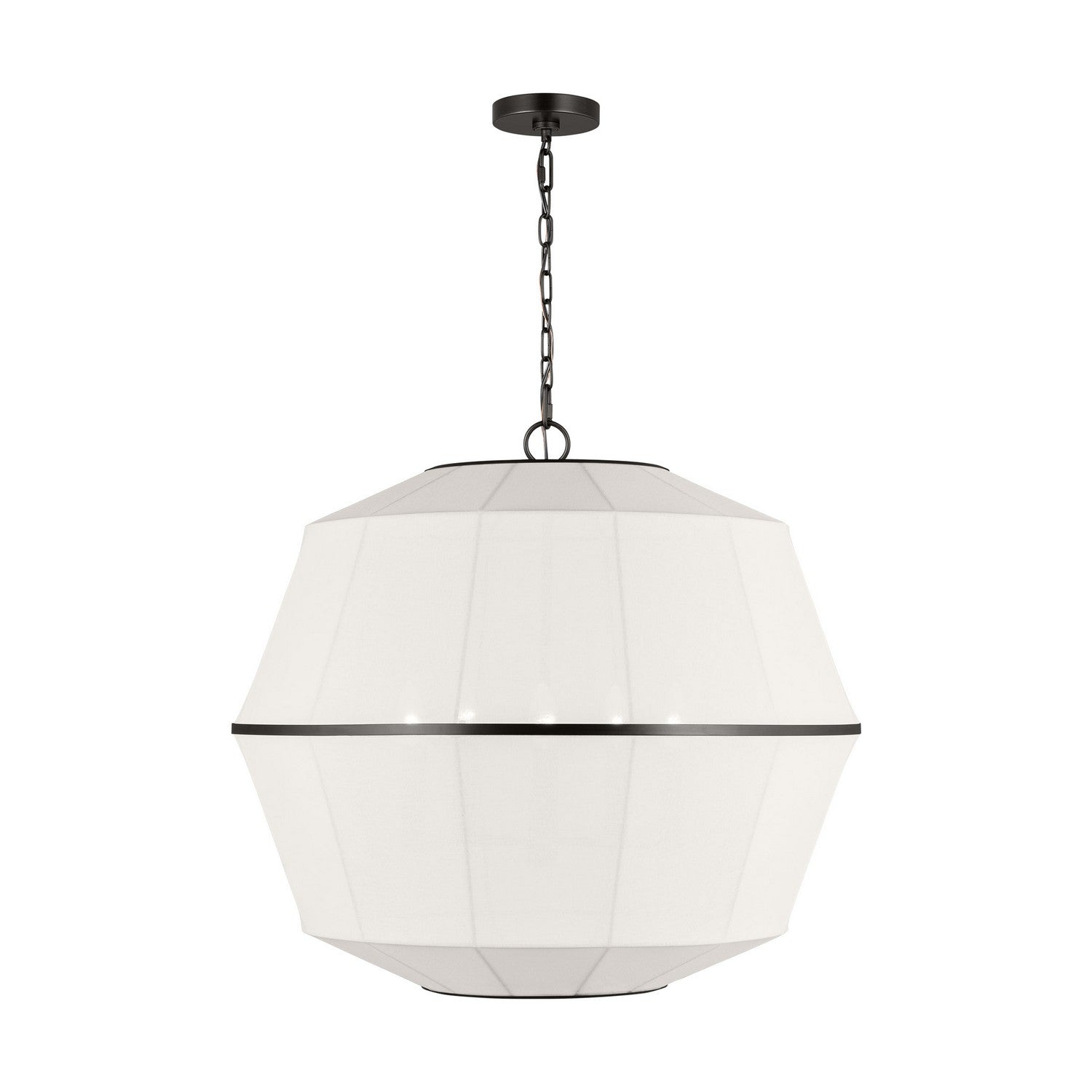Visual Comfort Studio - EP1475AI - Five Light Chandelier - Hikari - Aged Iron