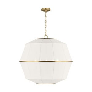 Visual Comfort Studio - EP1475BBS - Five Light Lantern - Hikari - Burnished Brass