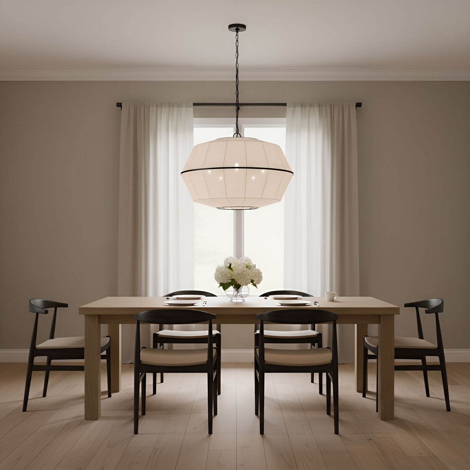 Visual Comfort Studio - EP1485AI - Five Light Lantern - Hikari - Aged Iron