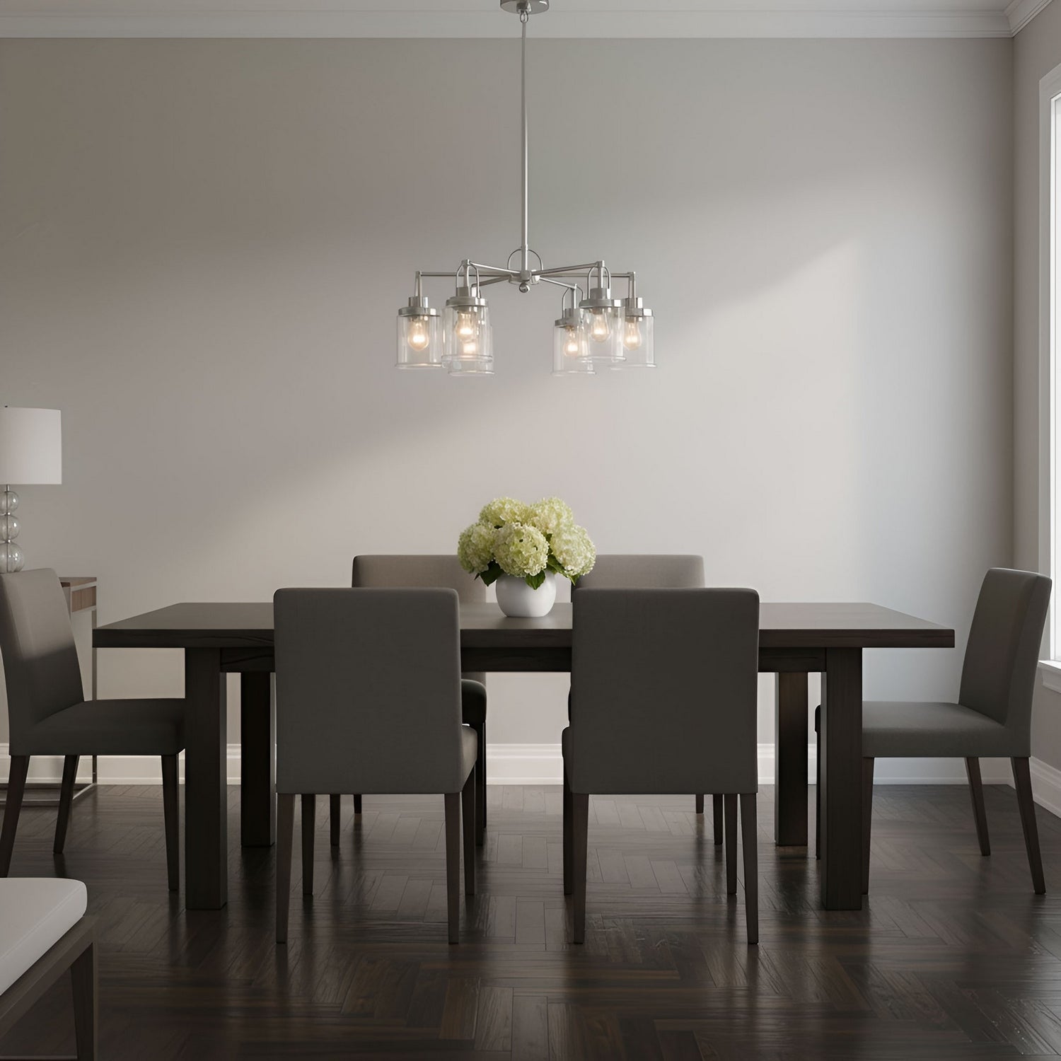 Visual Comfort Studio - GLC1175BS - Five Light Chandelier - Anders - Brushed Nickel