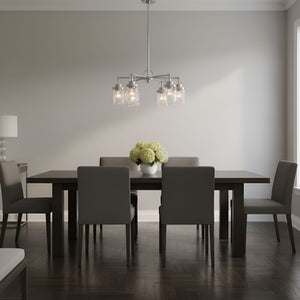Visual Comfort Studio - GLC1175BS - Five Light Chandelier - Anders - Brushed Nickel