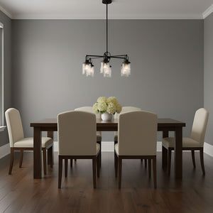 Visual Comfort Studio - GLC1175MBK - Five Light Chandelier - Anders - Midnight Black